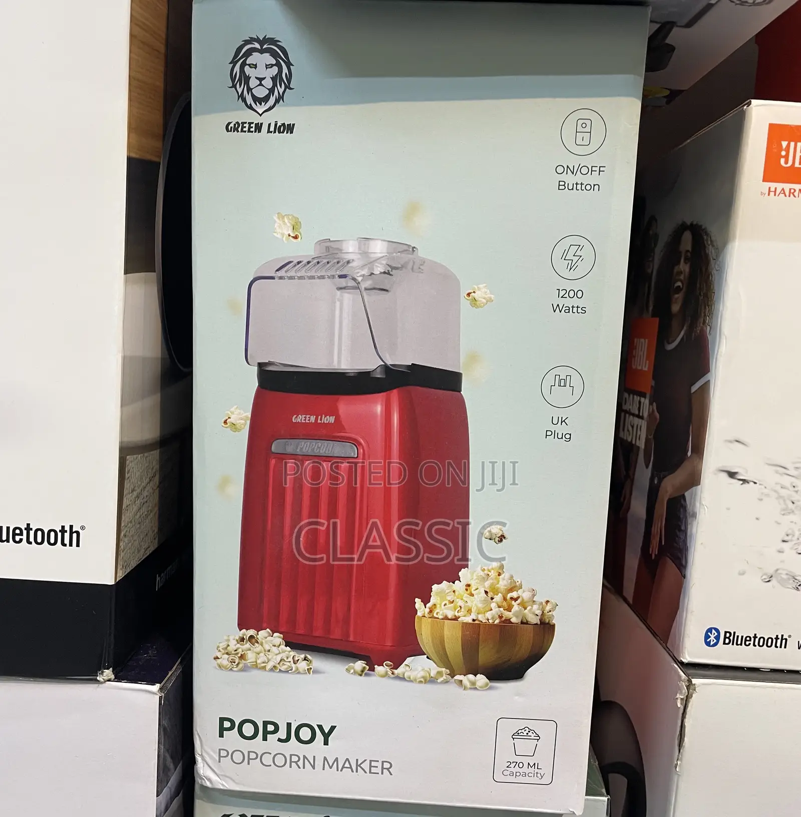 Green Lion Popjoy Popcorn Maker