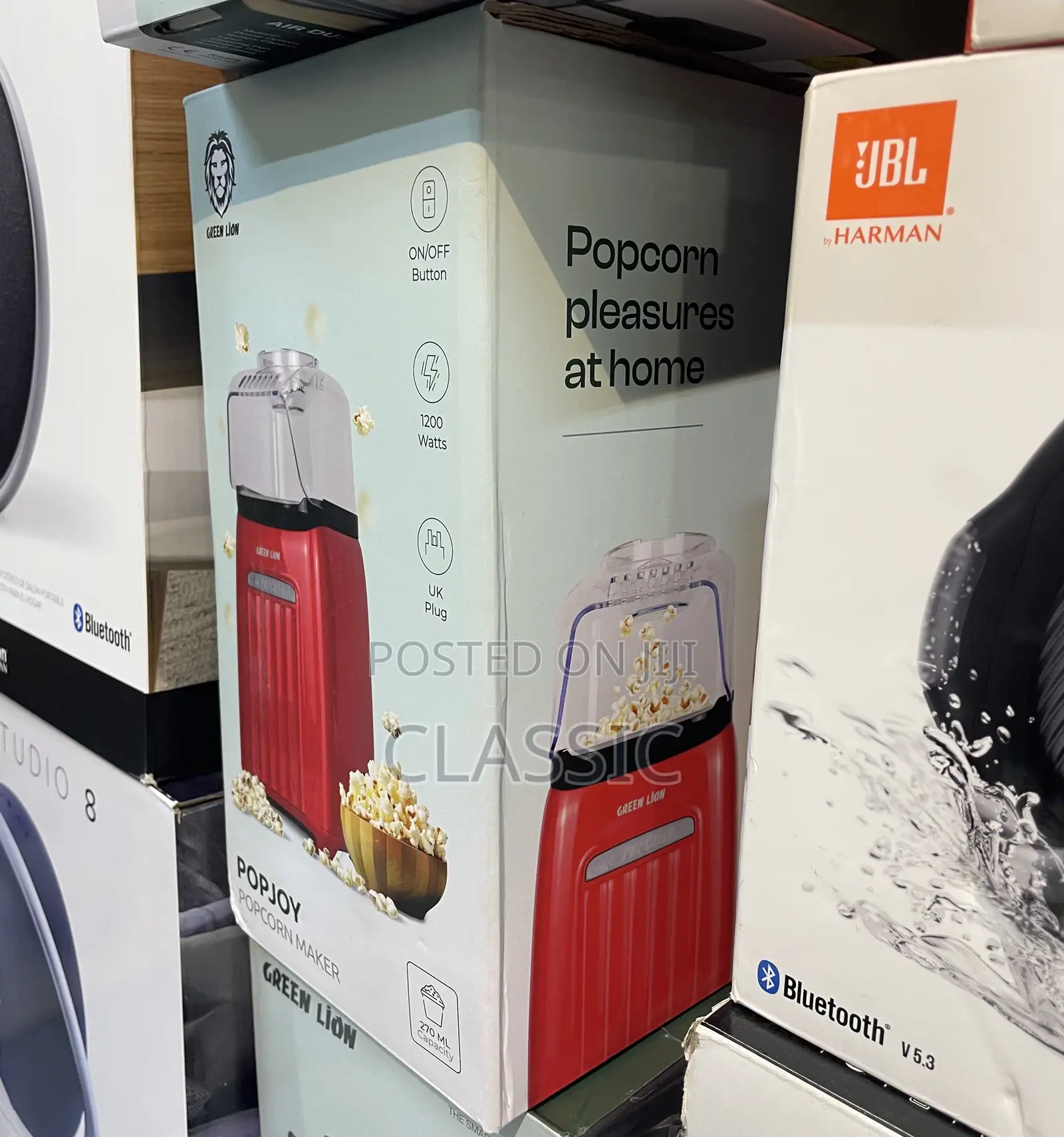Green Lion Popjoy Popcorn Maker
