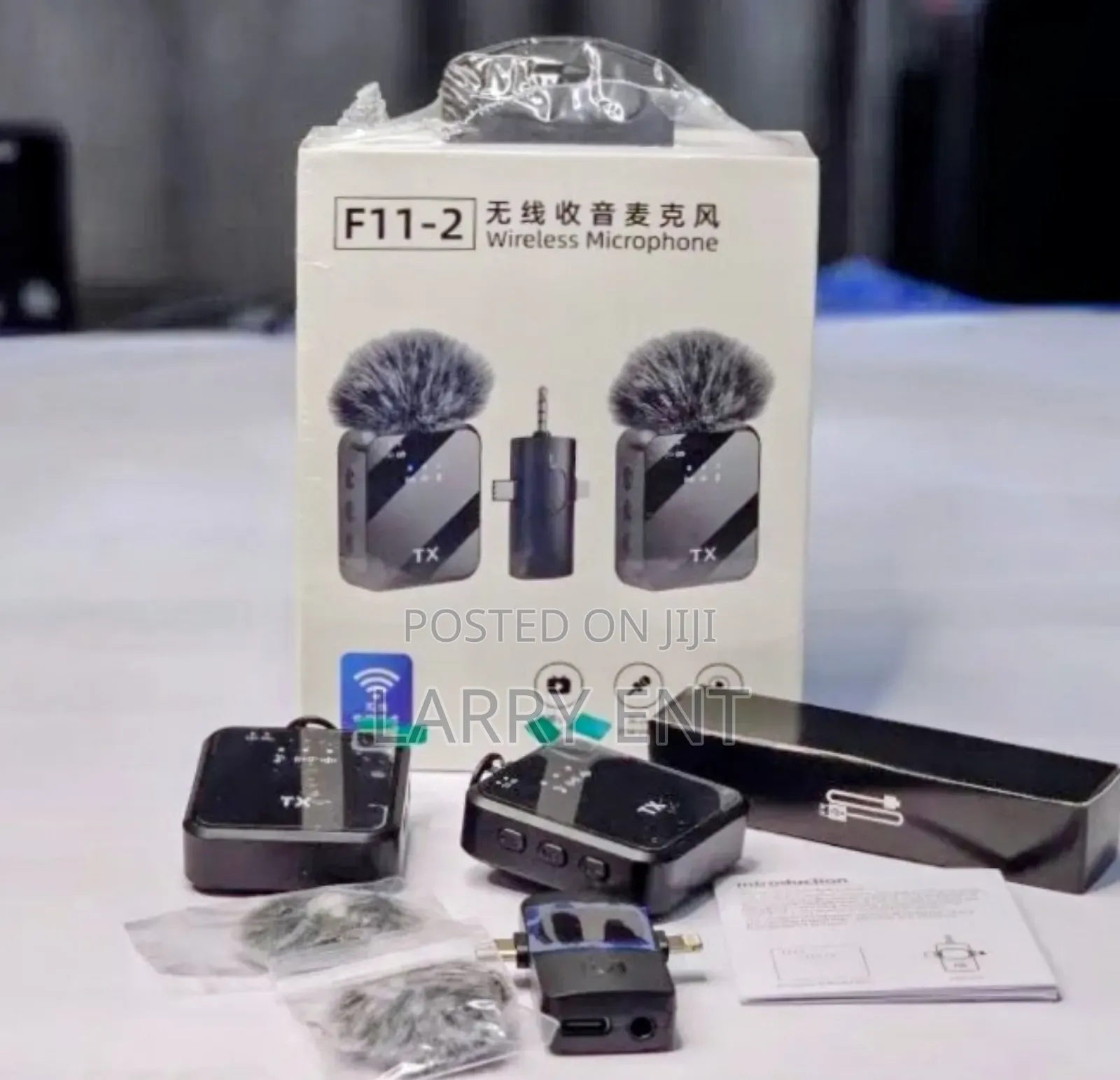 F11-2 Wireless Microphone for All Devices