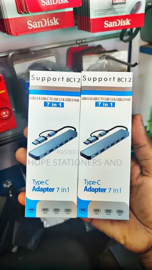Type C to Type C Hub - 7 in 1 Adapter