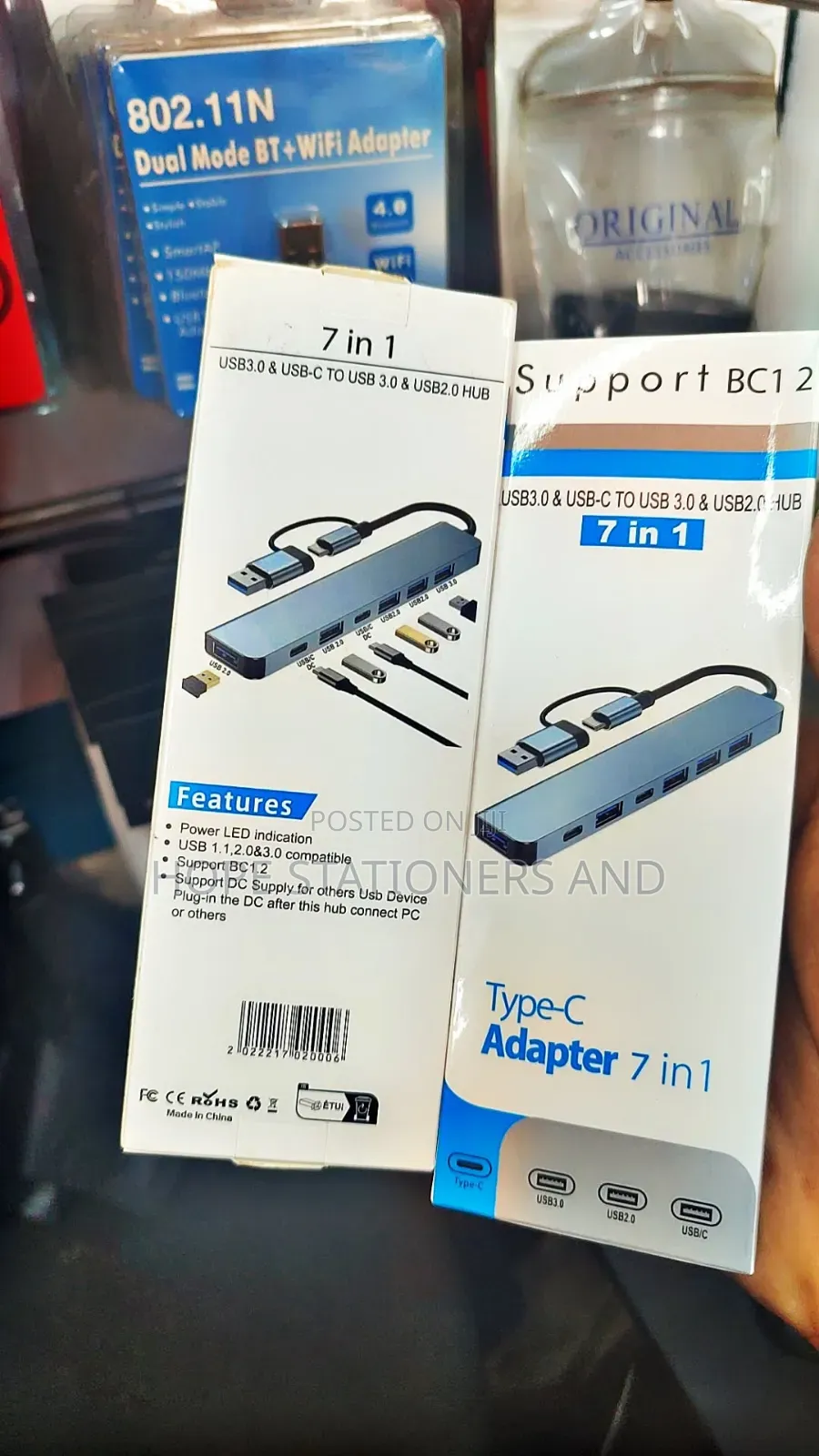 Type C to Type C Hub - 7 in 1 Adapter