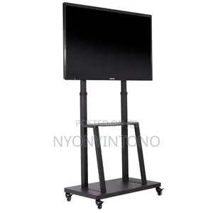 Metallic Conference Plasma Tv Stand Fot Tvs Upto 65"