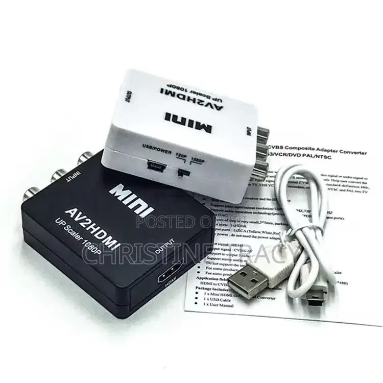 Mini Av2hdmi Hd Video Converter