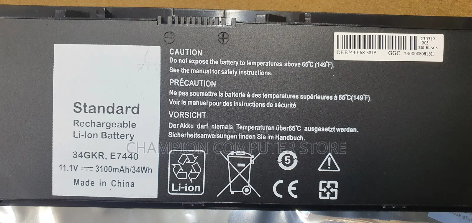 Dell E7440 E7450 E7420 451-BBFV 3rnfd G0g2m PFXCR T19vw 34gkr 0909h5 0