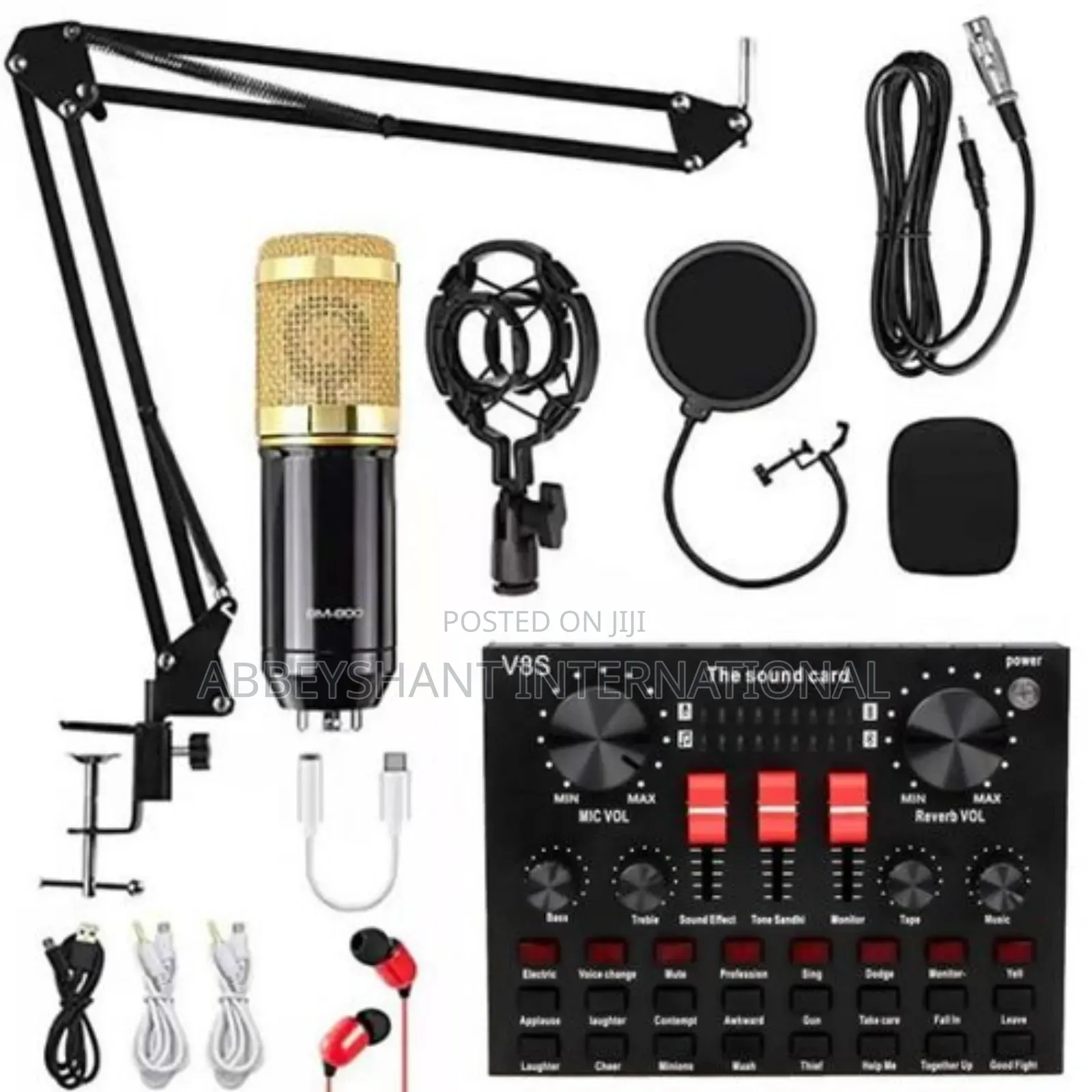 V8 Condenser Microphone, Studio Microphone