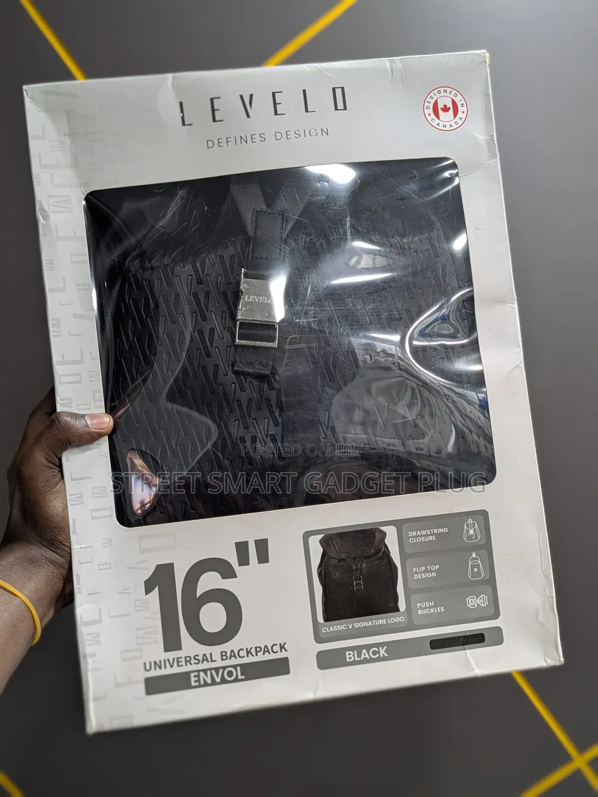 Levelo Envol 16inches Leather Backpack