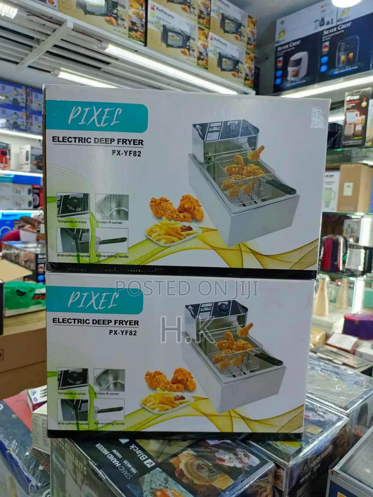 Pixel Electric Deep Fryer, Model Number Px-Yf82.