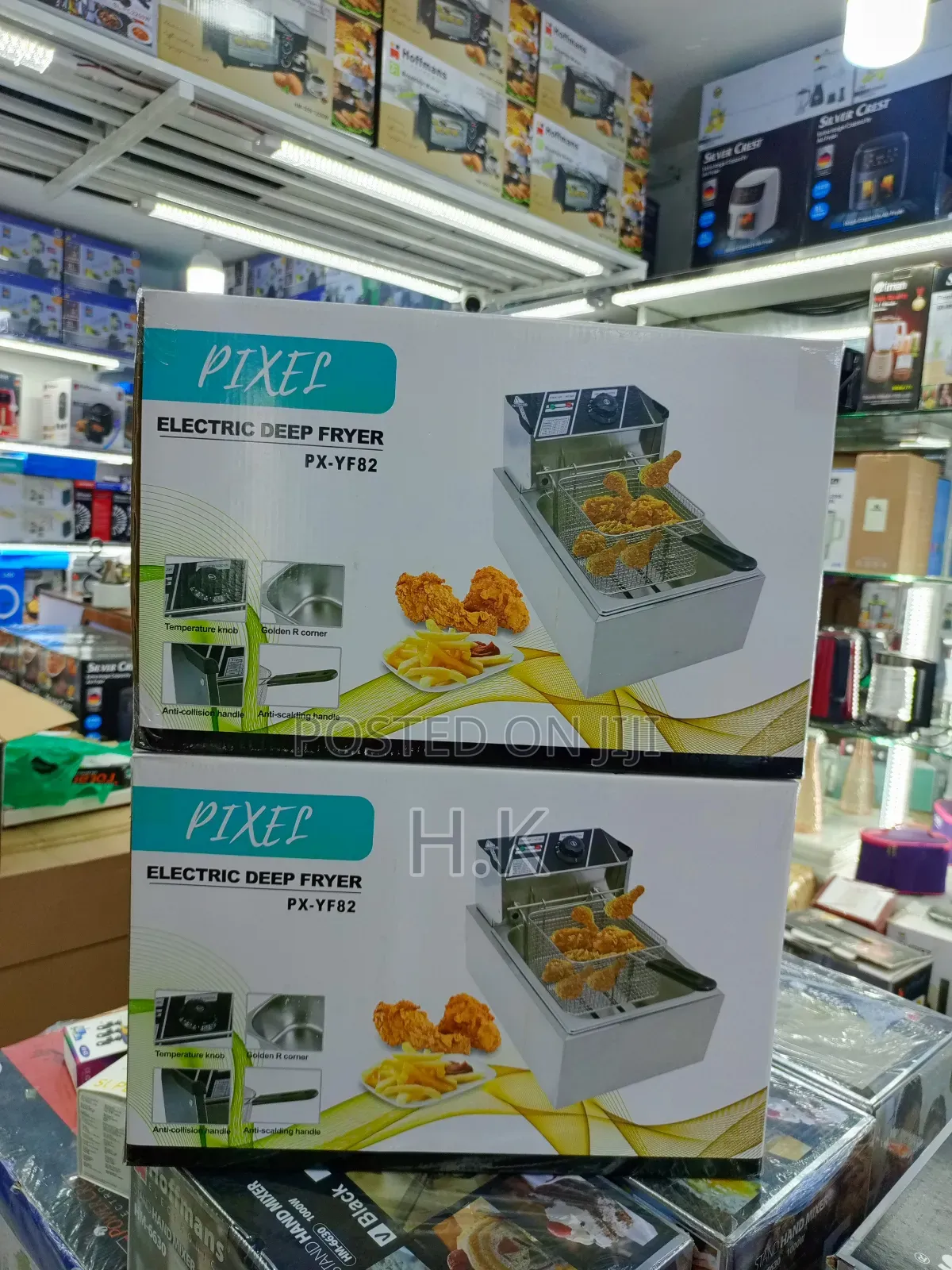 Pixel Electric Deep Fryer, Model Number Px-Yf82.