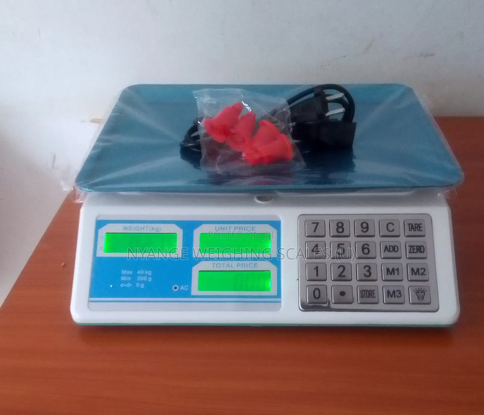 Weighing Scale Commercial Weigh Table Top Weighing Scales 40kg [12]