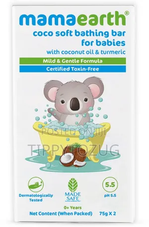 Mama Earth 2 in 1 Bar Soap With Turmeric and Coconut Milk