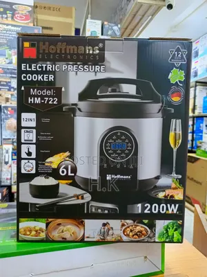 6l Hoffmans Electric Pressure Cooker, Model Hm-722.