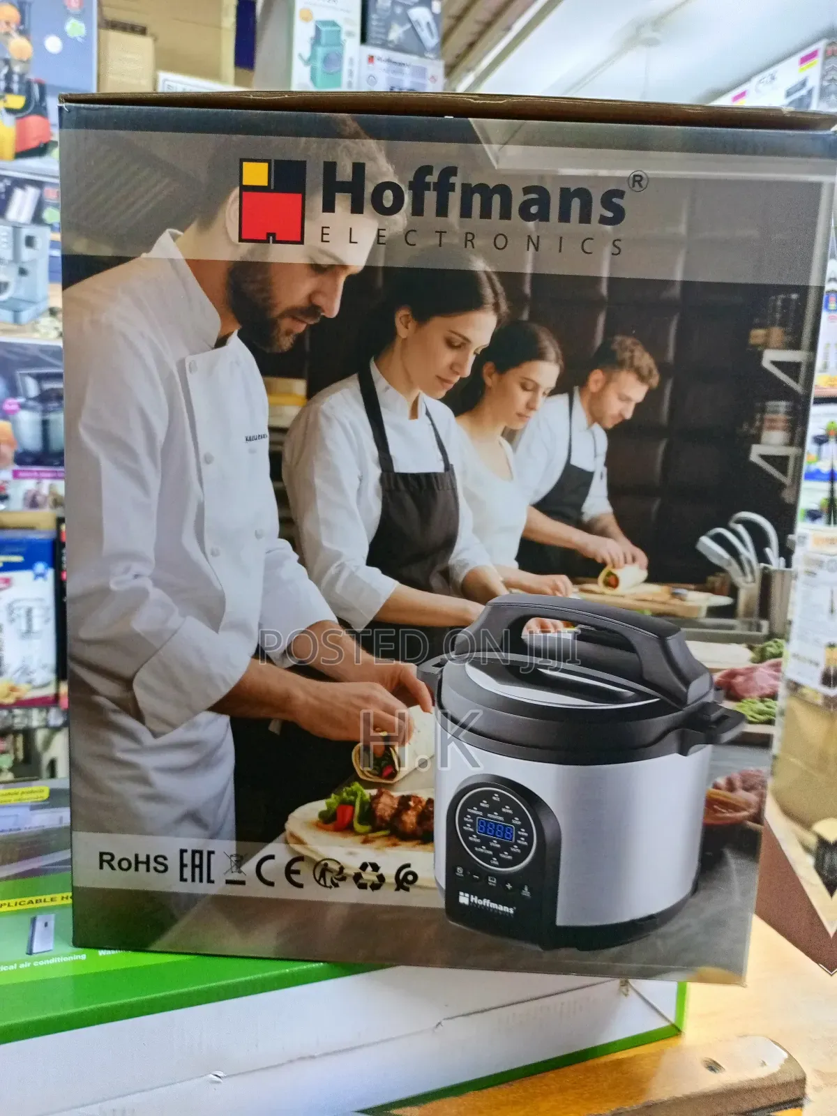 6l Hoffmans Electric Pressure Cooker, Model Hm-722.