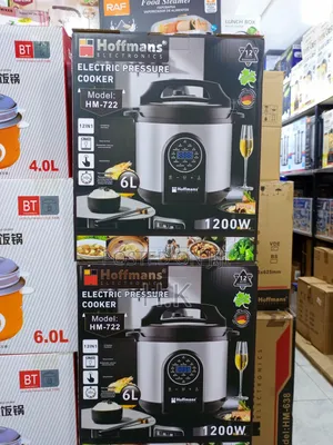 Hoffmans Electronics Electric Pressure Cooker, Model Hm-722.