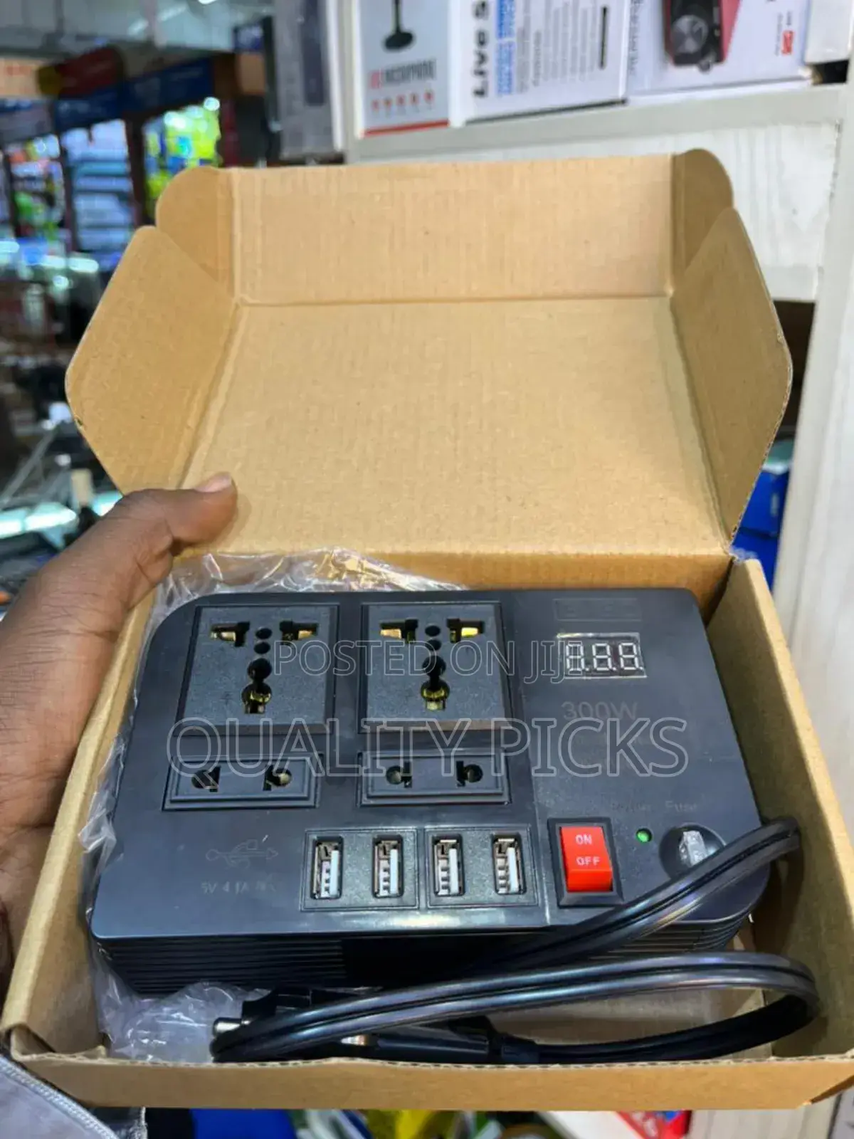 Car Extension Inverter and Car Charger.