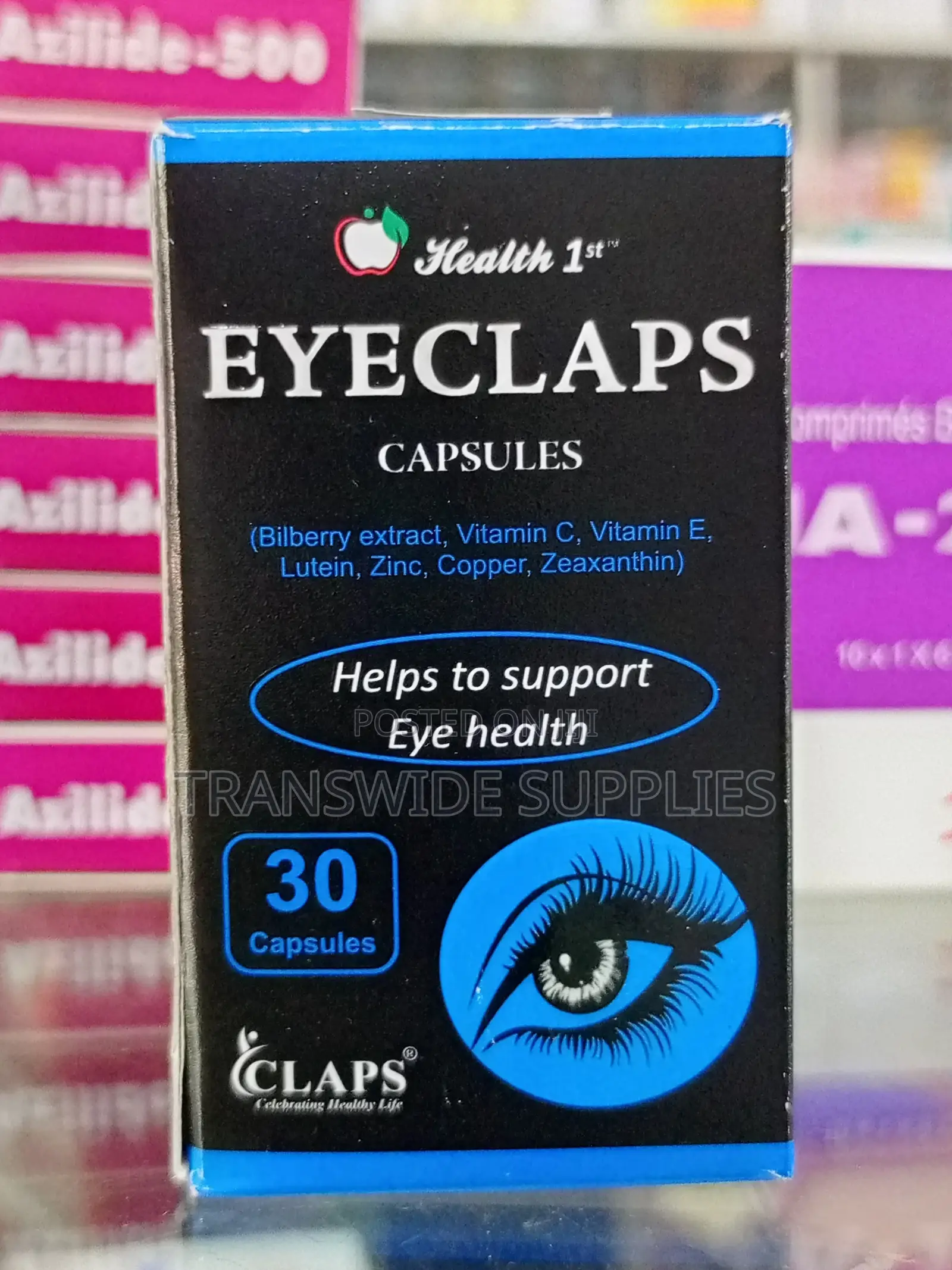 Eyeclaps 30 Capsules - Helps to Support Eye Health