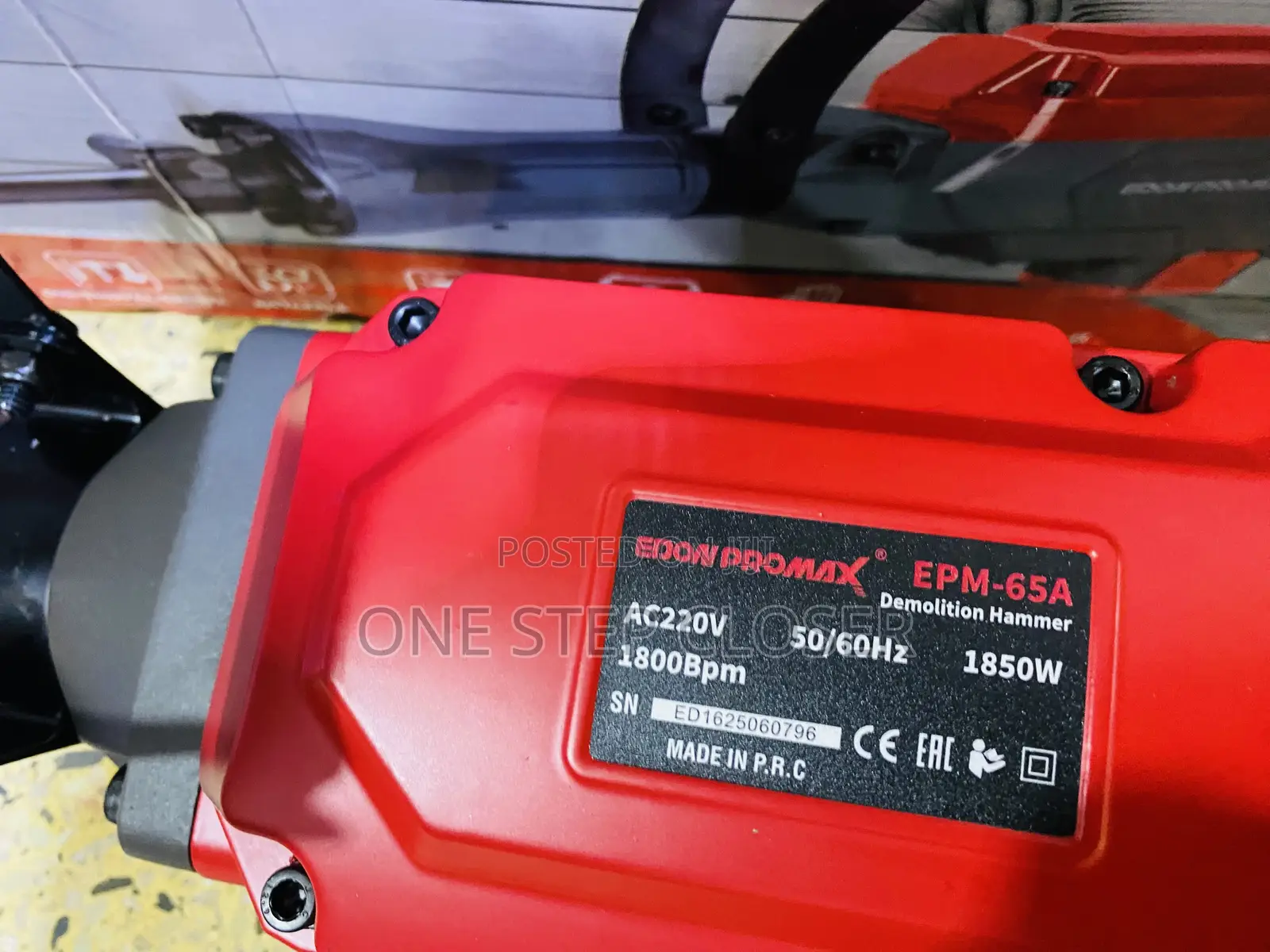 Demolition Hammer Size 65 / Breaker Machine 65