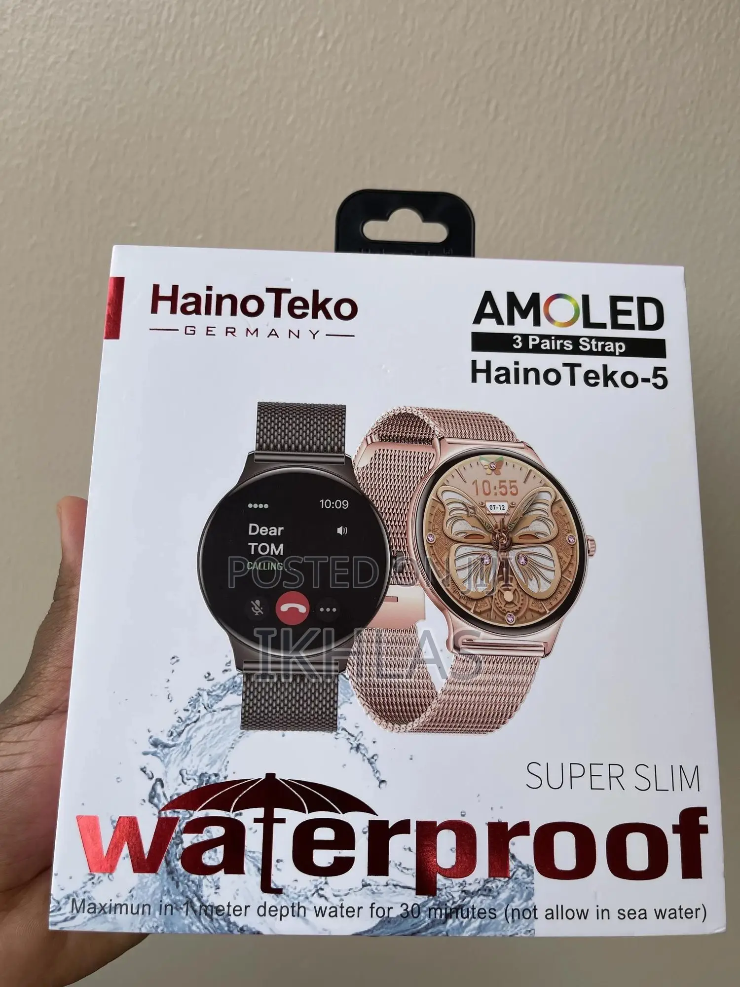 Hainoteko5 Amoled Display Smartwatchwaterproof Ai Voice Assistance