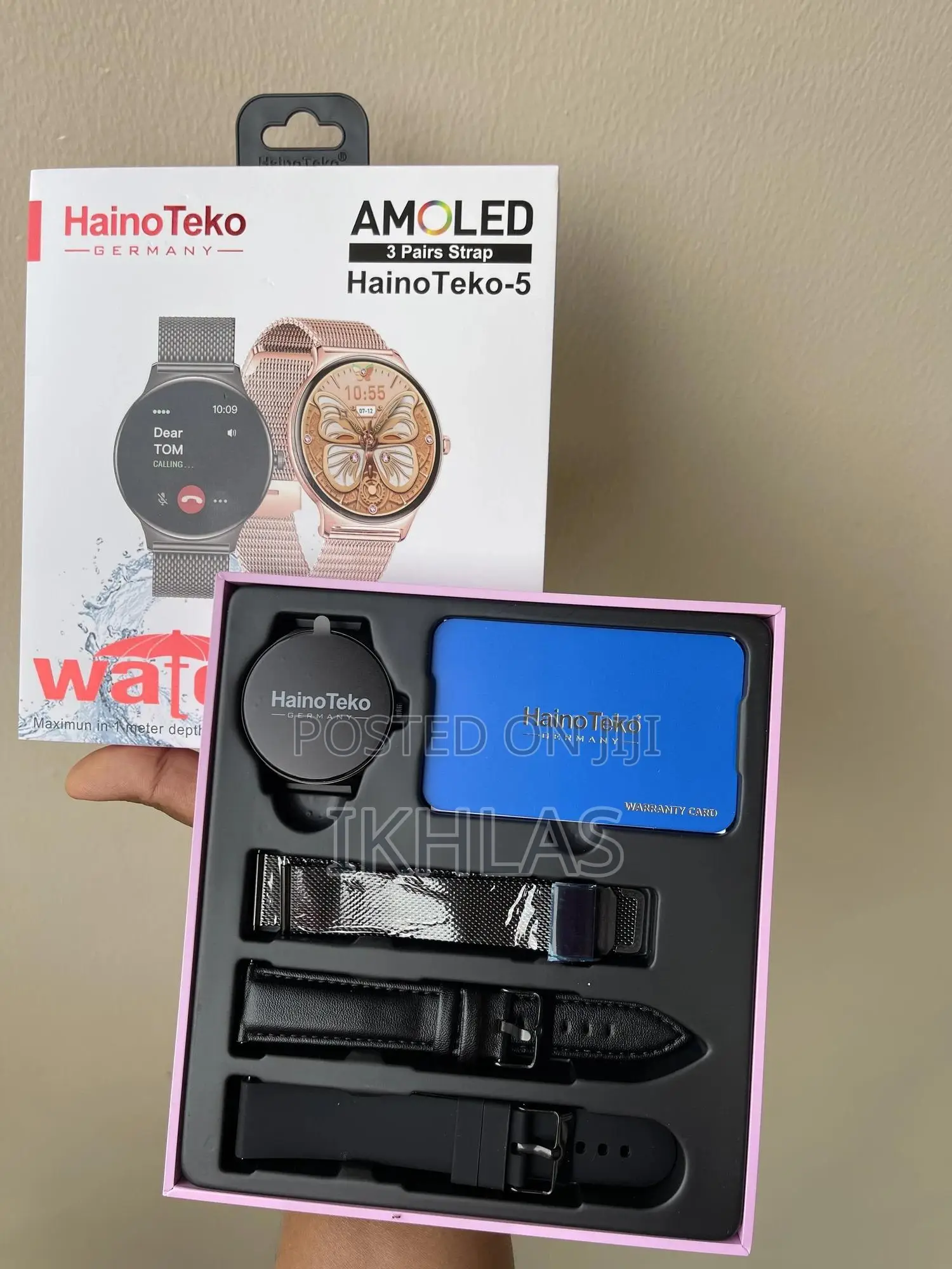 Hainoteko5 Amoled Display Smartwatchwaterproof Ai Voice Assistance