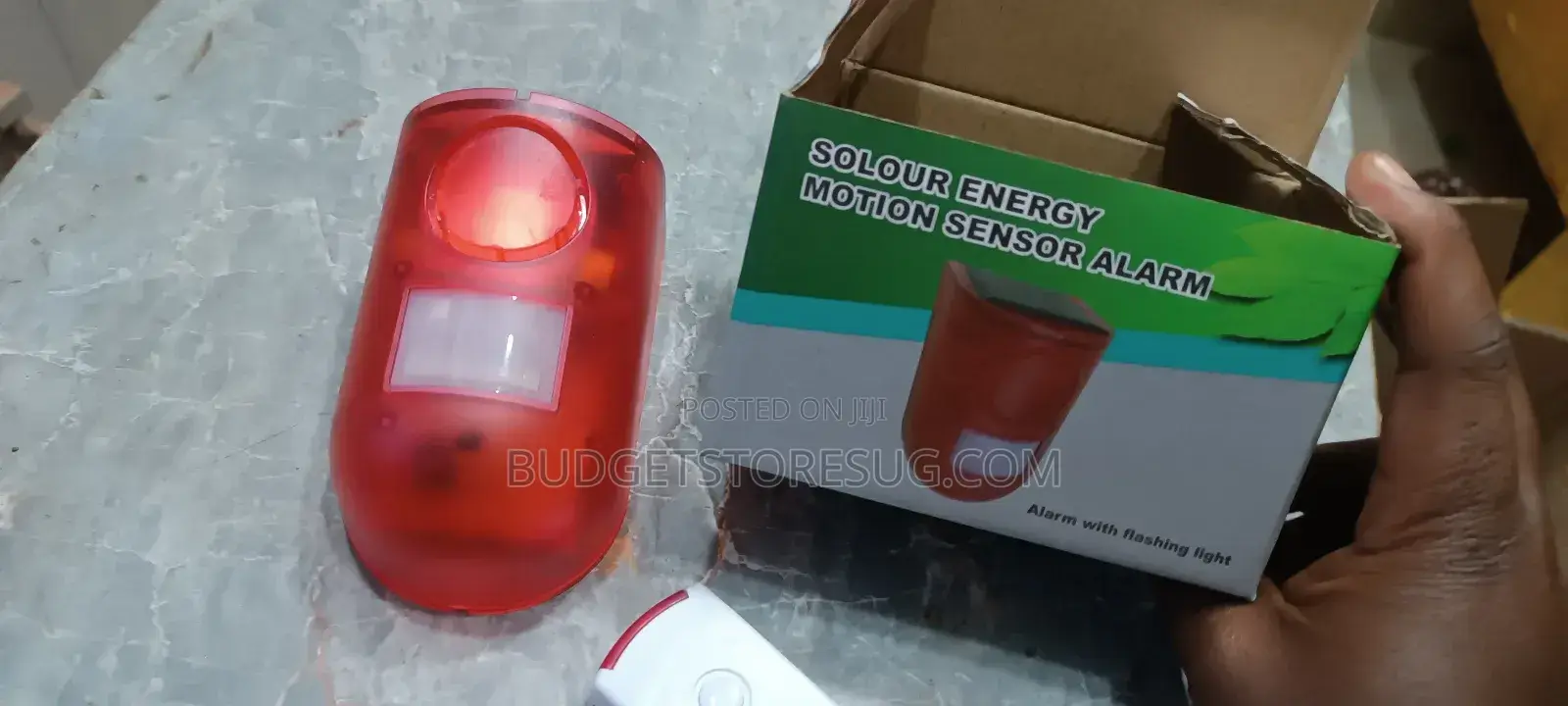 Motion Sensor Outdoor Indoor Alarm With Loud Siren Sound Strobe
