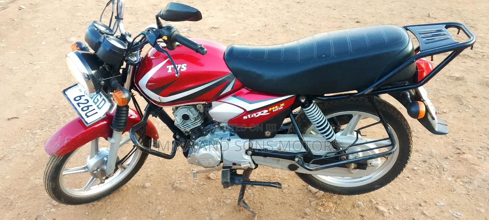 TVS HLX 125 2024 Red