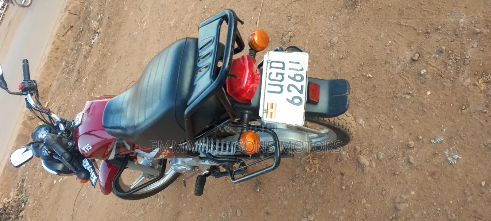 TVS HLX 125 2024 Red
