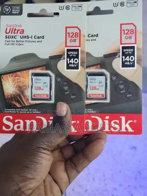 Sandisk 128gb Ultra SDXC Uhs-I Memory Card – Up to 140mb/S,