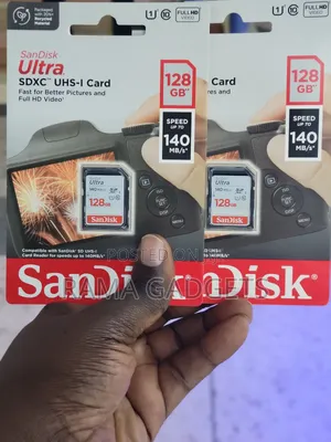 Sandisk 128gb Ultra SDXC Uhs-I Memory Card – Up to 140mb/S,