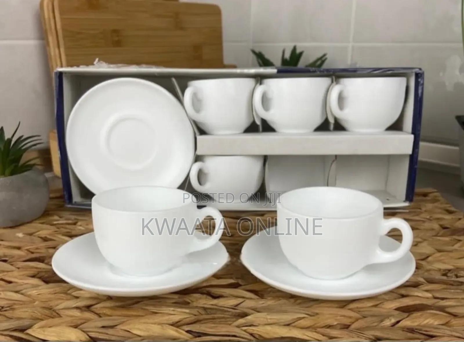 Tea Set Luminarc Diwali 12 Pieces(6 Cups +6 Saucers) 6 Persons