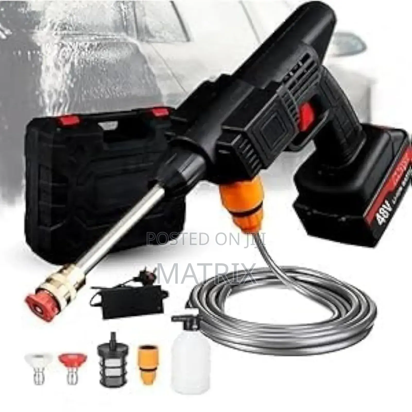 48v High Pressure Car Washer Or Water Sprayer With 2 Batteries