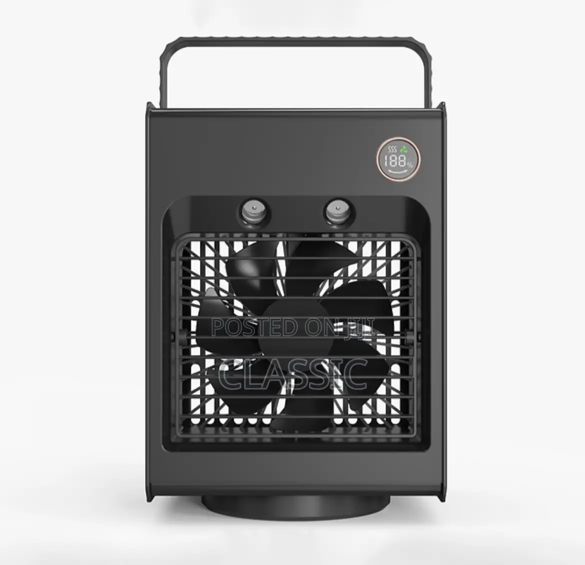 Porodo Lifestyle Air Mist Portable Cooling Fan With Night Light
