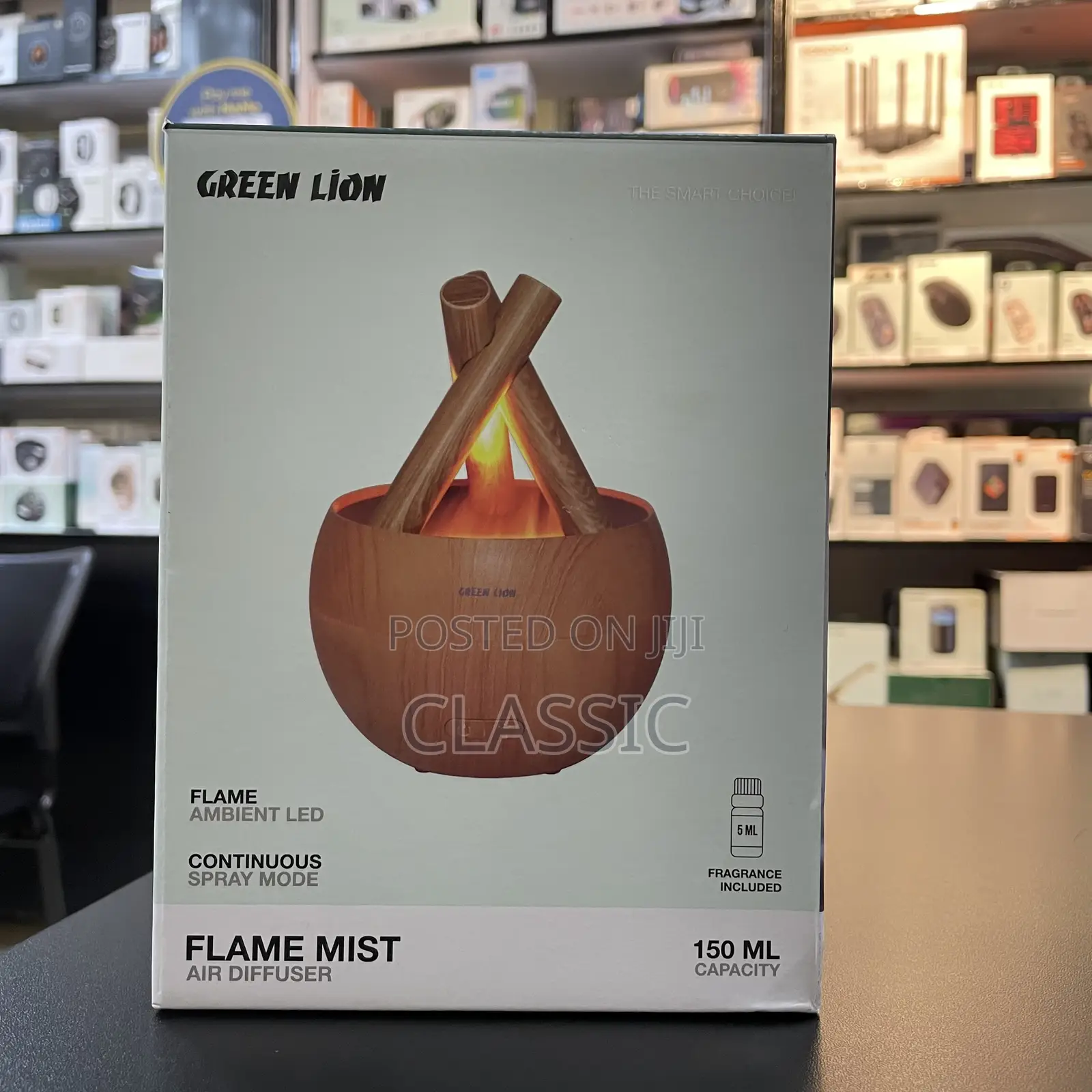 Green Lion Flame Mist Air Diffuser – 150ml