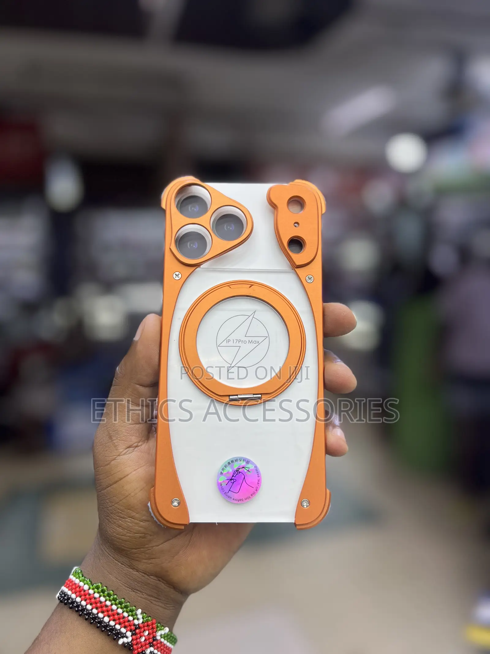 Clear Metallic and Frameless Case