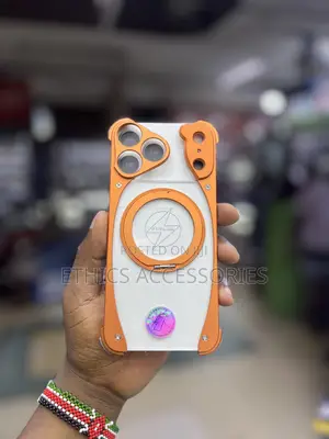 Clear Metallic and Frameless Case