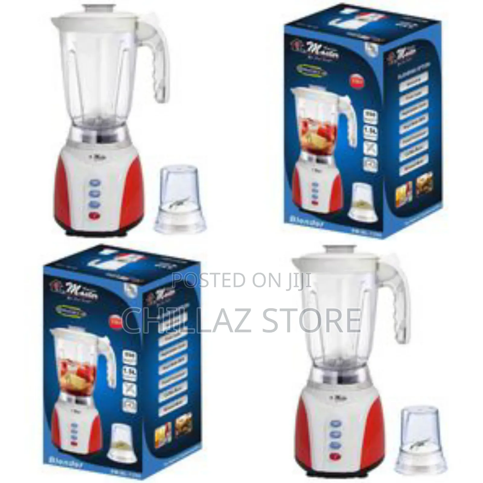 Electro Master 1.5l 2 in 1 Fresh Plastic Blender.