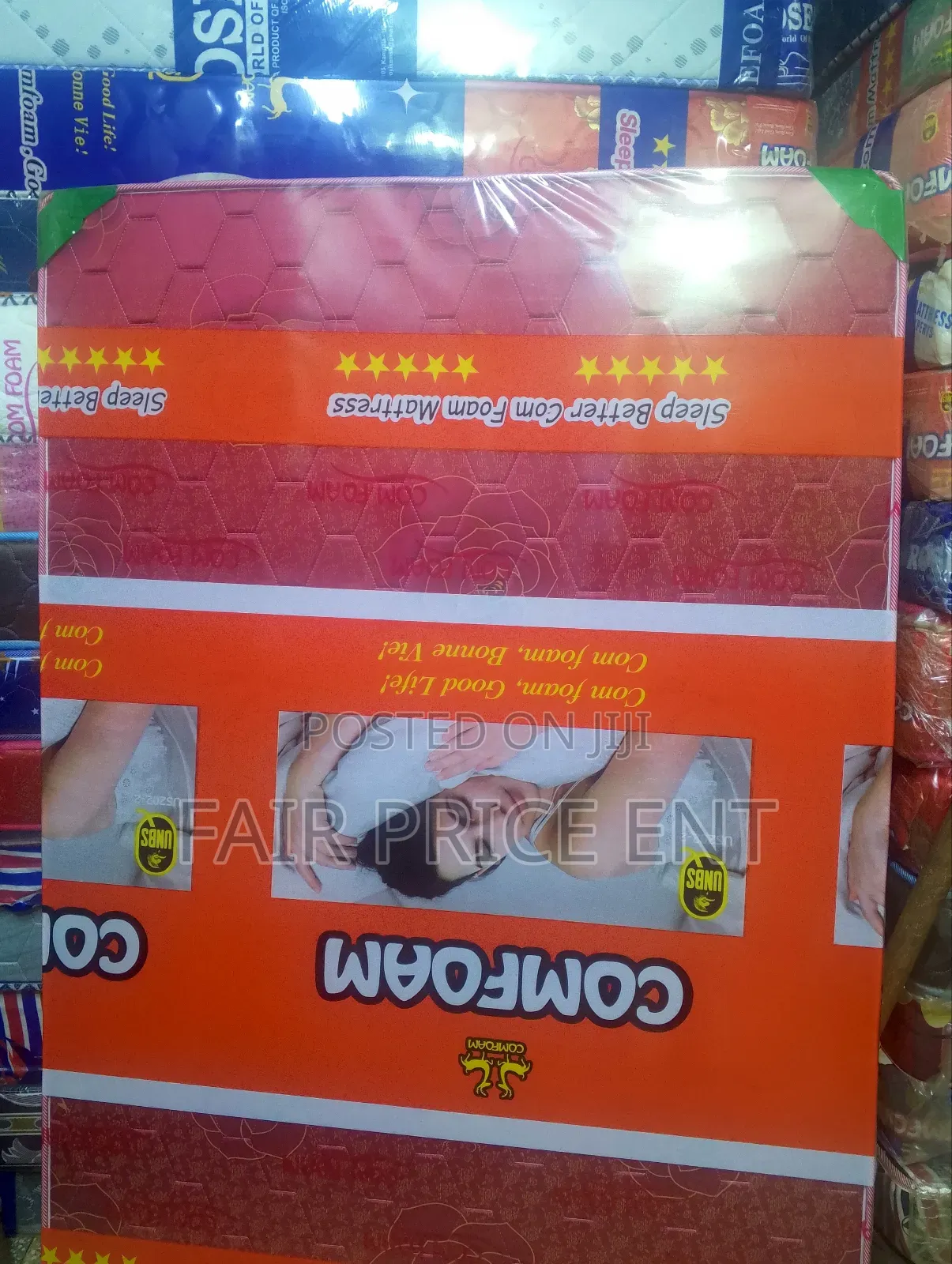 Super Quality Mattress.4*6*6inches.( Maroon)