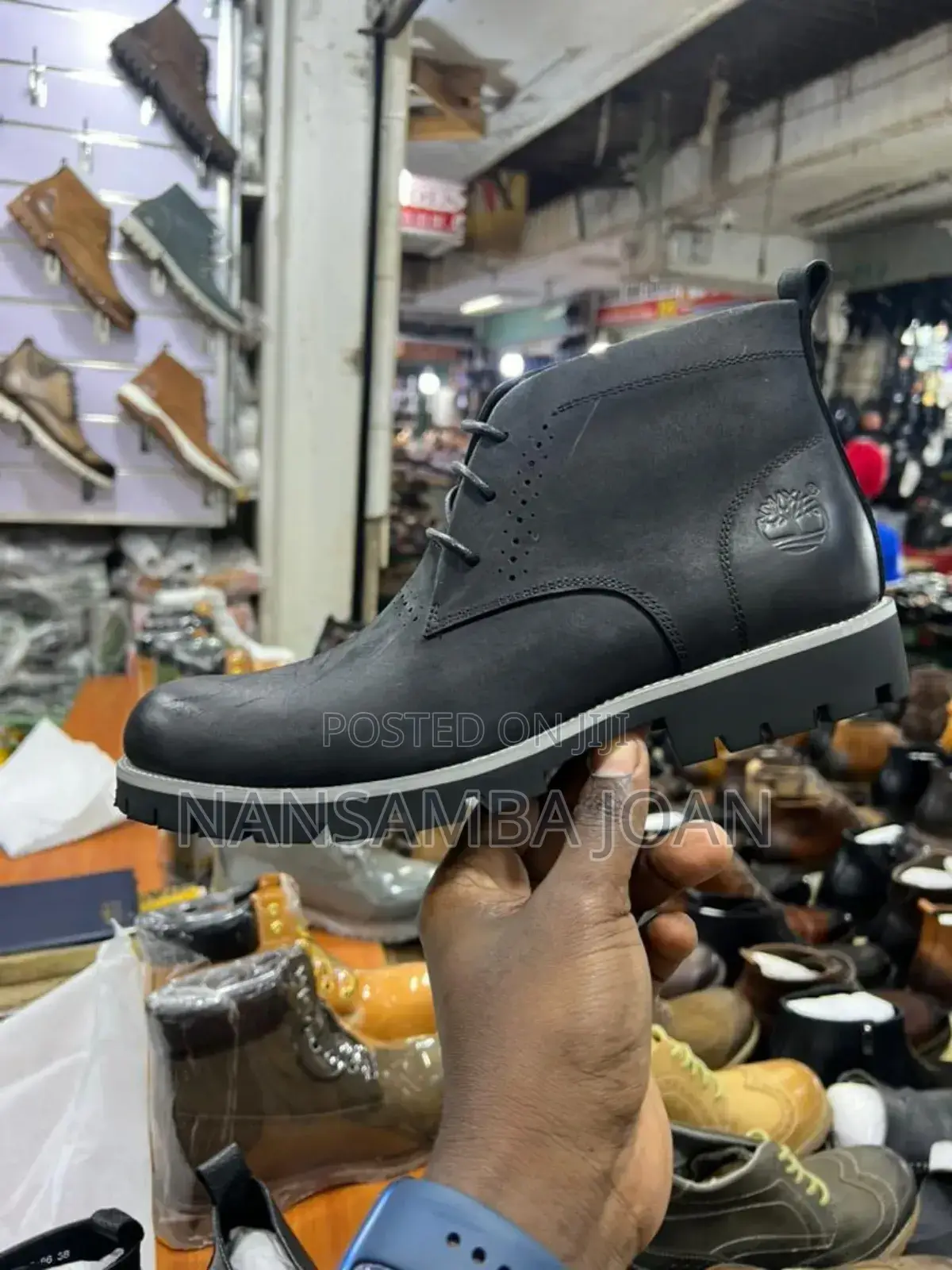 Men's Designer Timberland Boots -Black