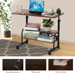 Adjustable Height Computer Desk Bedside Portable Mobile Laptop Desk