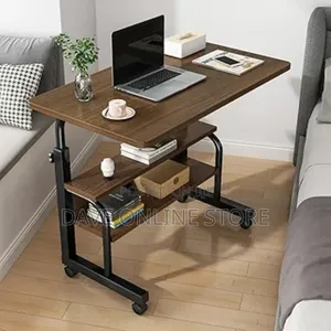 Adjustable Height Computer Desk Bedside Portable Mobile Laptop Desk