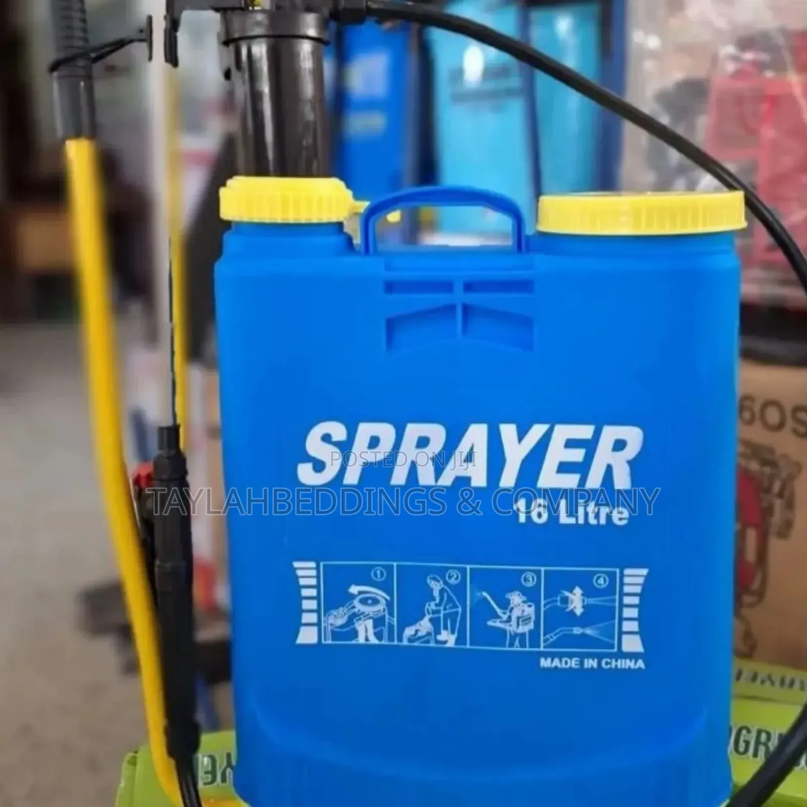 Knapsack Sprayer 16l - Heavy Duty High Pressure Spray Pump