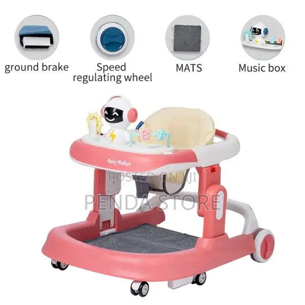 Adjustable Foldable Baby Walker – Safe Steps Baby Walker