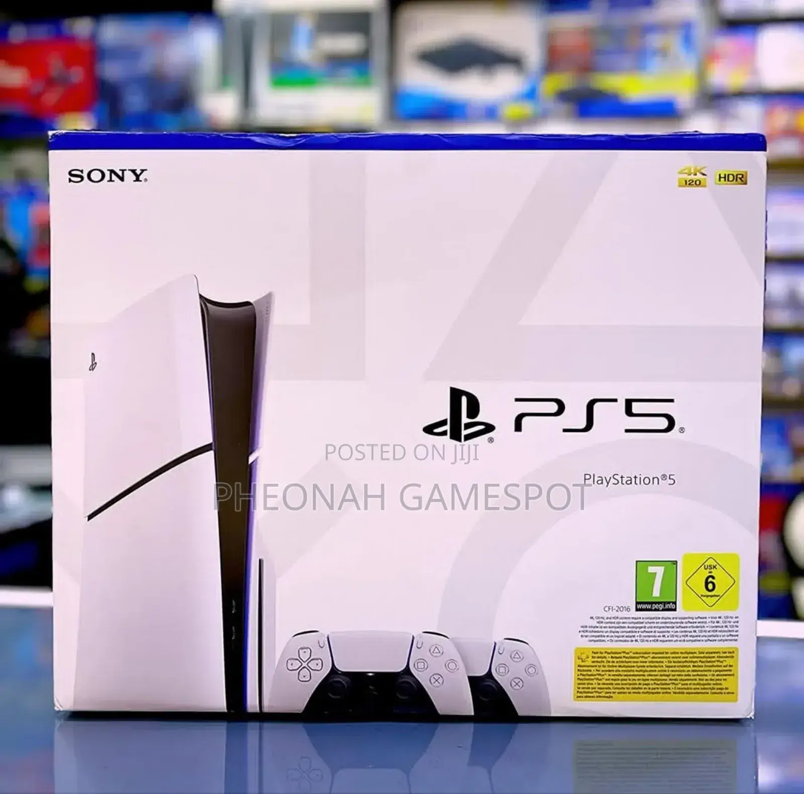 Open Box Playstation 5 Slim. It's Used in a Box. Comes With 2 Games