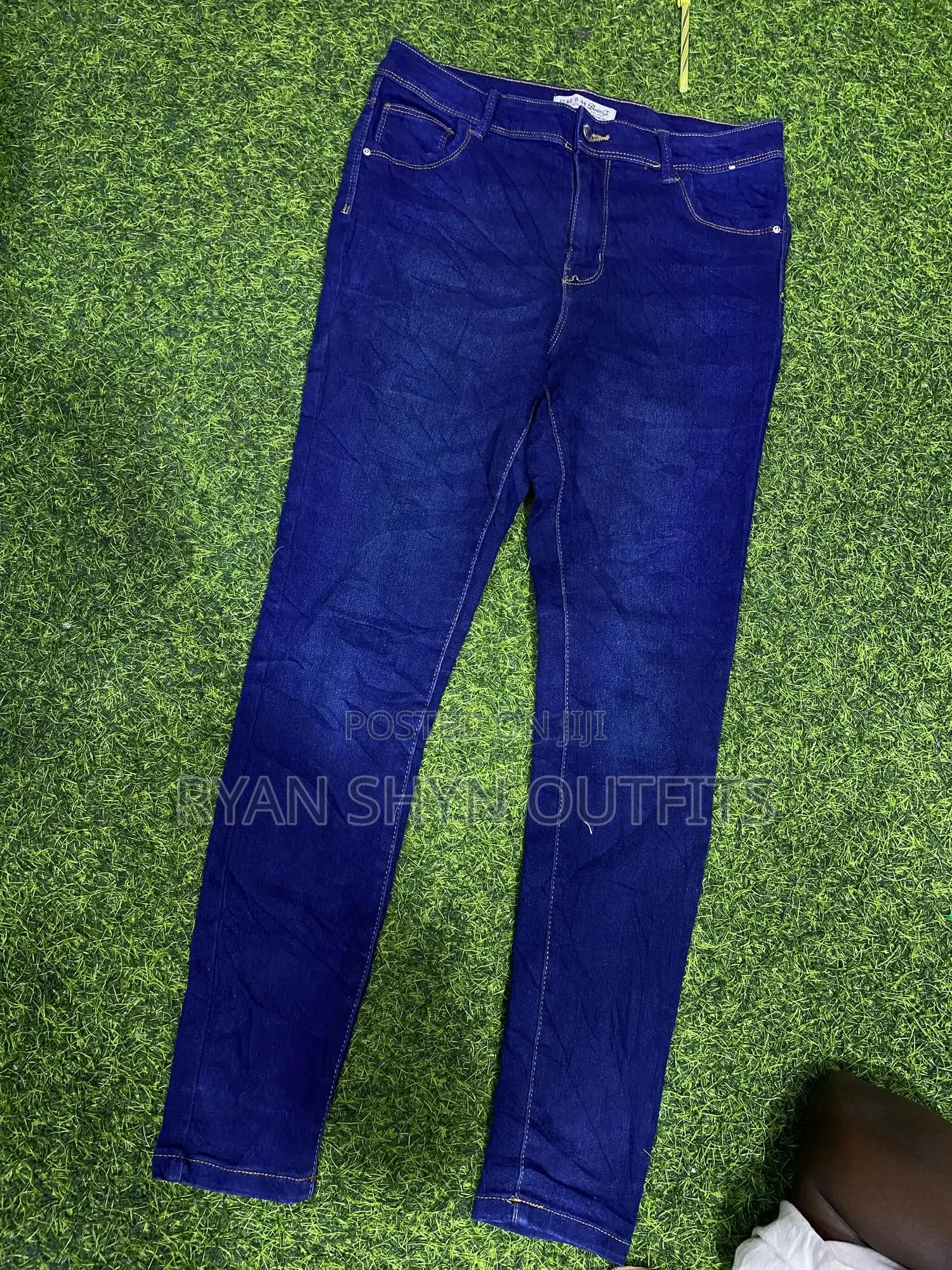 Dark Blue Skinned Jeans