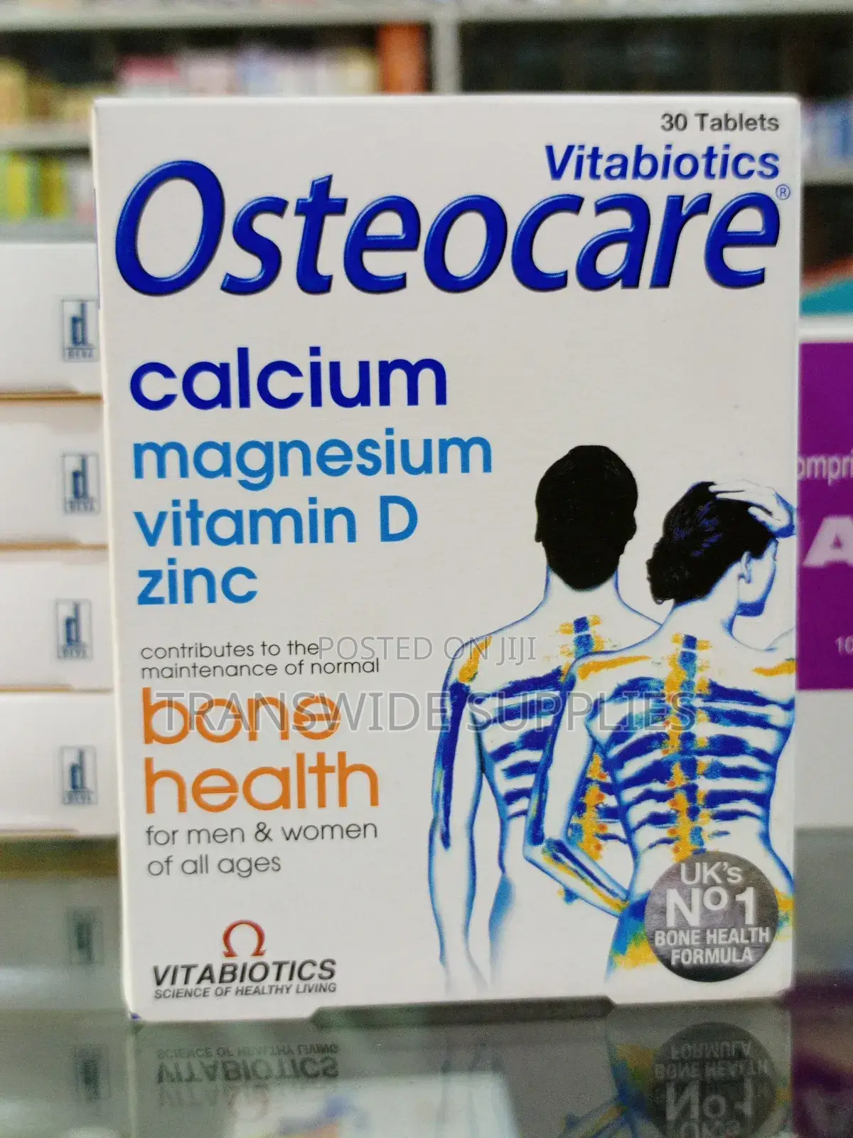 Osteocare Original 30 Tabs Calcium, Mg, Vit D3 Zinc -for Bone Health