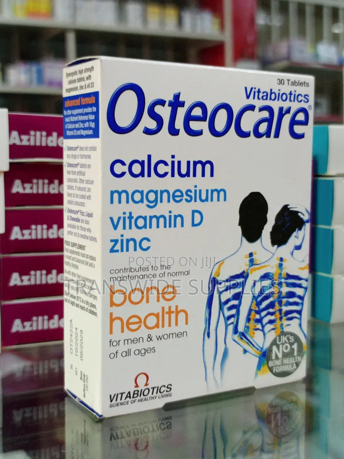 Osteocare Original 30 Tabs Calcium, Mg, Vit D3 Zinc -for Bone Health