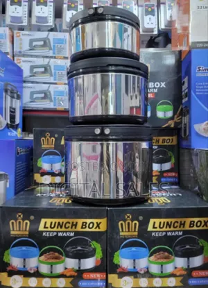 Stainless Steel 3pcs Set Lunchbox