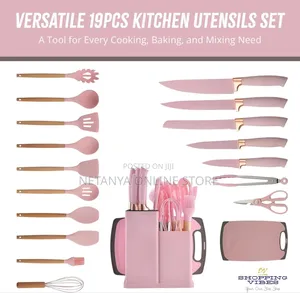 19pcs Food Grade Silicone Kitchen Set