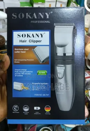 Sokany Professional Rechargeable Hair Clipper