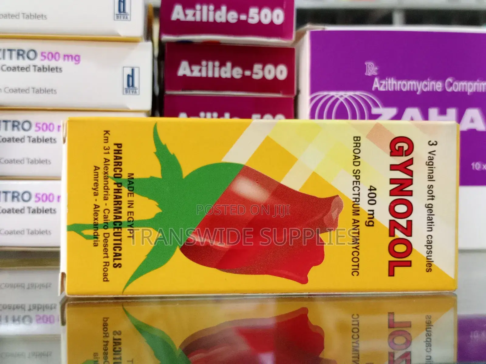 Gynozol 3 Soft Gelatin Vaginal 400mg Caps - For Candida Itching Vagina