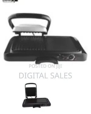DSP 2 In1 Ielectric Grill Portable Nonstick Barbecue Press Machine