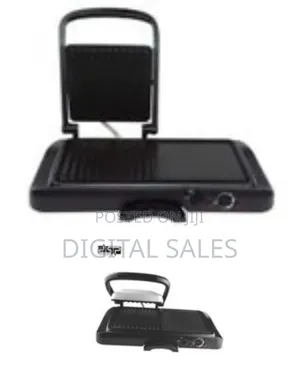 Saachi Sandwich Maker Press Grill Machine- Silver